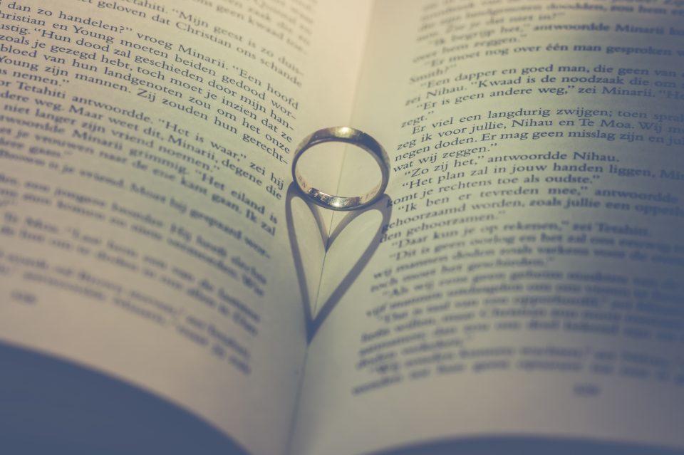 Illustrative photograph of valentine'Sday Ring